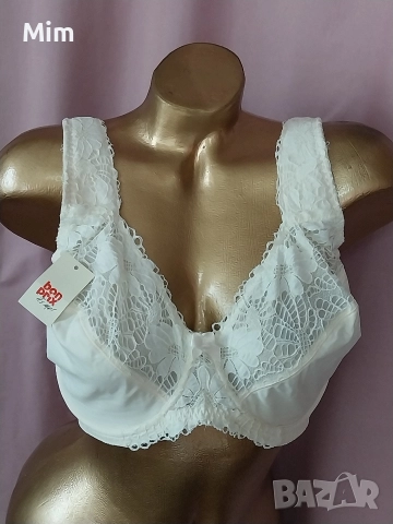 bpc selection 90 F Дантелен сутиен в цвят екрю, снимка 6 - Бельо - 53002367