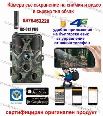 Ловна камера, снимка 12 - Оборудване и аксесоари за оръжия - 40781724