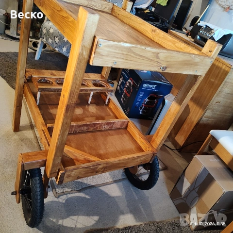 Маса, помощна маса с колела., снимка 2 - Маси - 53613792