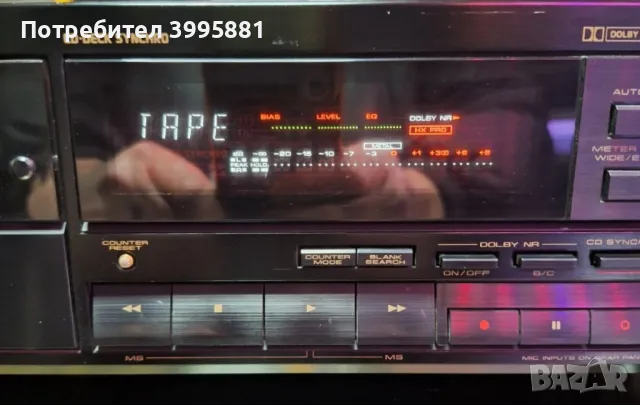 Висок клас двуглав стерео касетен дек Pioneer, mod. CT-449

, снимка 3 - Декове - 49428107