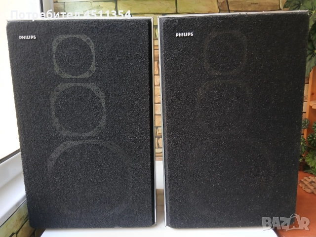 PHILIPS 22AH484 Made in Belgium размери-52см/33см/23см, снимка 5 - Тонколони - 52788566