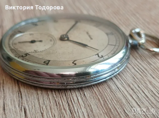 Джобен часовник Молния на 70 години , снимка 6 - Антикварни и старинни предмети - 48087810