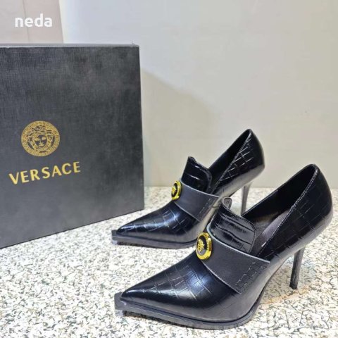 Versace (реплика) 11, снимка 6 - Дамски елегантни обувки - 42570021