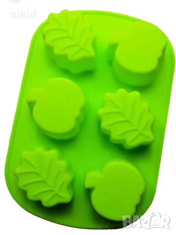 Тиква Есенно листо голям силиконов молд дълбок форма гипс сапун шоколад свещ декор