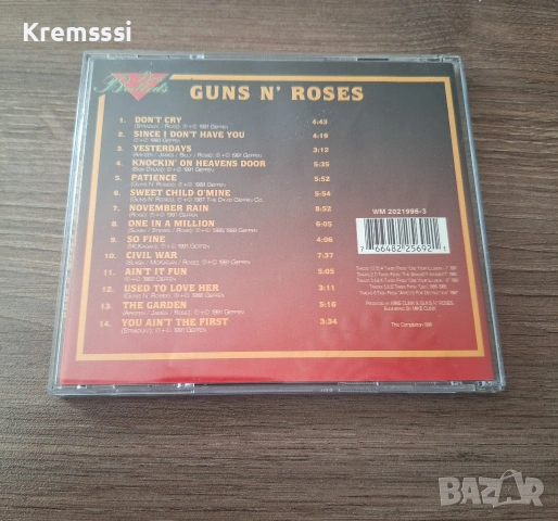 Guns 'n' roses - Best ballads , снимка 2 - CD дискове - 53751918