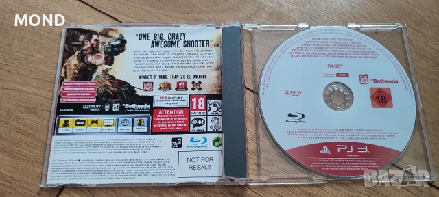 RAGE PS3 - Blu-Ray Disc /Видео игра, снимка 8 - Игри за PlayStation - 52856986