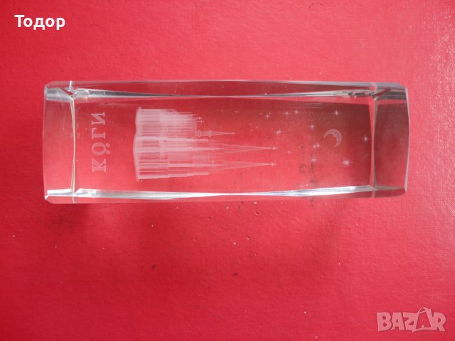 Страхотна кристална фигура катедрала Koln, снимка 3 - Статуетки - 41628071