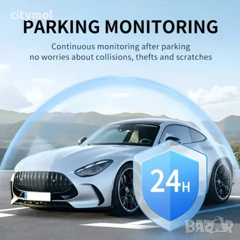 Видеорегистратор с 3 камери, G-Sensor Full HD, нощно виждане, 2-инчов IPS екран, снимка 7 - Аксесоари и консумативи - 49810084