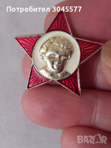 Значка СССР с малкият Ленин, 1970-ти, снимка 1