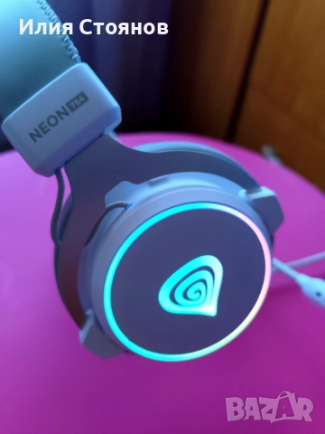 Геймърски слушалки Genesis Neon 764 – като нови, снимка 4 - Слушалки за компютър - 52808971