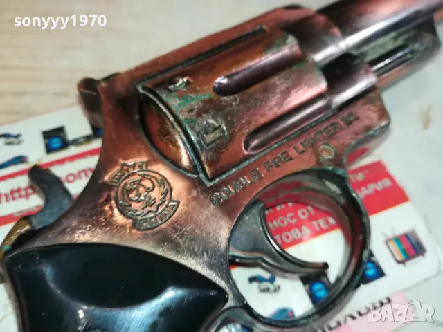 МЕТАЛЕН ПИЩОВ ЗАПАЛКА 21Х12СМ 2601251450, снимка 2 - Антикварни и старинни предмети - 48834893