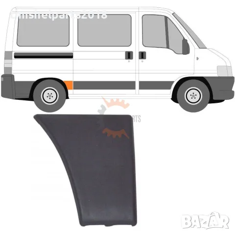 Лайстна заден калник ( Къса База )  Ducato- Boxer- Jumper- от 2002 до 2006 год. - Пасажерска страна