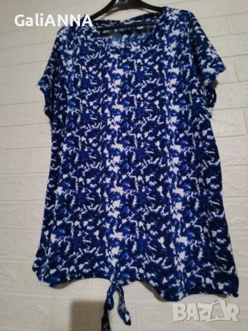 СТРАХОТНА ТУНИКА В ЕФЕКТЕН ДЕСЕН 2XL-3XL 