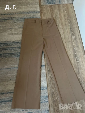 Бежов панталон с висока талия, снимка 2 - Панталони - 51074847