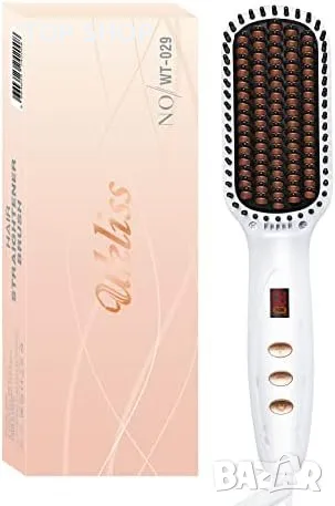 Нова Четка за изправяне на коса брада/ Жени Мъже Прическа, снимка 6 - Тримери - 49307259