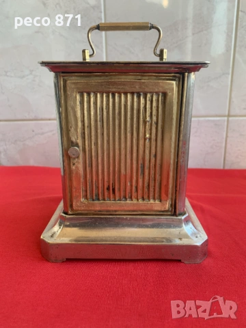 Немски настолен часовник с латерна JUNGHANS Юнгханс, снимка 3 - Други ценни предмети - 53804537