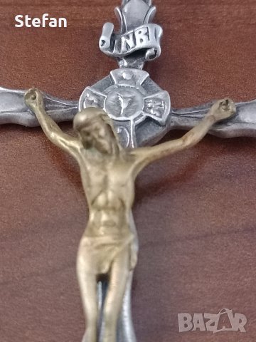 Масивен сребърен кръст, снимка 7 - Антикварни и старинни предмети - 42462951