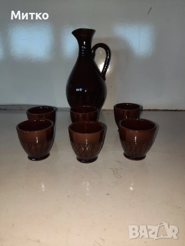 Ретро керамични Битови сервизи за ракия