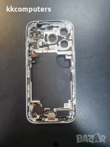 Среден борд за iPhone 17 Pro 6.3 / Бял / КЛАС B Баркод : 484369, снимка 2 - Резервни части за телефони - 53733165
