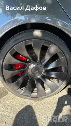 Джанти Tesla 20 Uberturbine с летни гуми 235/35 R20 Pirelli P Zero 6.5мм DOT3424, снимка 5 - Гуми и джанти - 55879190