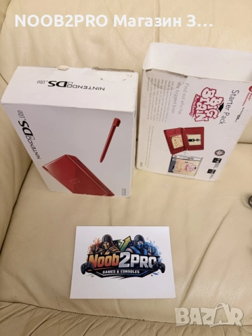 Nintendo DS Lite USG-001 Crimson/Red с оригинална кутия, снимка 8 - Nintendo конзоли - 56169368