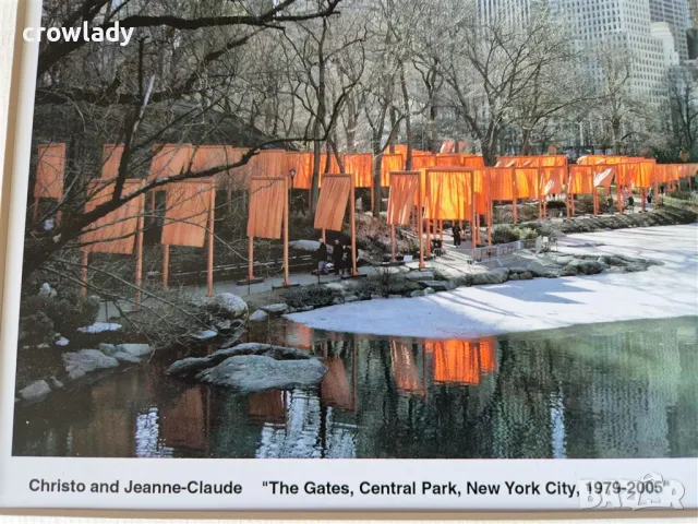 Христо Явашев Christo 2005 Портите Сентръл парк Ню Йорк 1979–2005 1, снимка 6 - Картини - 47725423