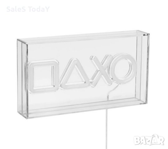 Светеща табела, Панел Gamer LED, Лампа за бюро, Neon, USB, 23x12.7см, снимка 3 - Настолни лампи - 42626205