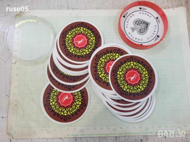 Карти за игра кръгли стари, снимка 3 - Карти за игра - 51021077