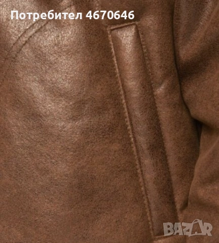 Зимно яке - кожено палто Jack Jones , снимка 6 - Якета - 53376291