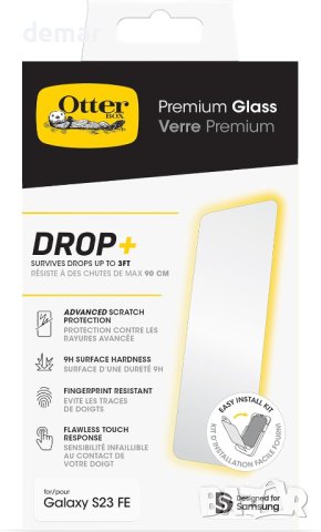 Стъклен протектор за Samsung Galaxy S23 FE, защита от надраскване, антимикробна защита,удароустойчив