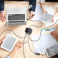 USB 3.1 към 4-портов Gigabit интернет адаптер, снимка 6 - Друга електроника - 48764477