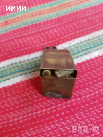 Войнишка бронзова запалка , снимка 3 - Антикварни и старинни предмети - 52774971