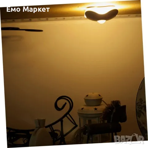 LED сензорна нощна лампа за стая, гардероб, шкаф с usb - "motion detection", снимка 5 - Соларни лампи - 49524625