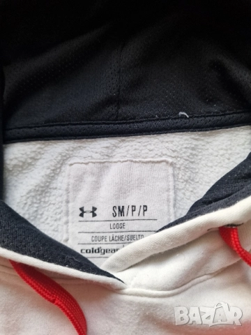 Страхотна мъжка блуза суитчър UNDER ARMOUR размер S / M , снимка 4 - Суичъри - 51875150