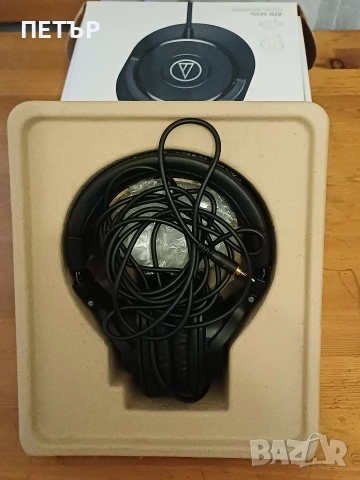 Audio Technica ATH - M 30 чисто нови аудио слушалки не използани, снимка 6 - Слушалки и портативни колонки - 53214756