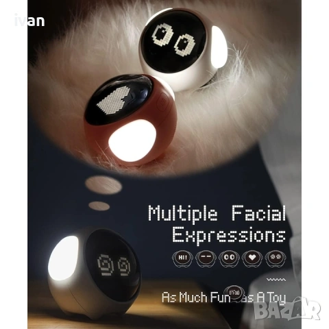 Будилник детски WALALLA, двойна аларма, регулируема нощна лампа , снимка 5 - Друга електроника - 53306304