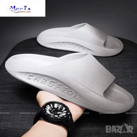 Мъжки олекотени чехли на дебело ходило Различни цветове , снимка 3 - Джапанки - 49963539