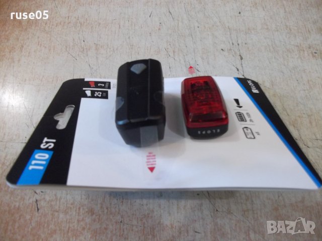 КОМПЛЕКТ"ELOPS"LED ФАР И СТОП ЗА ВЕЛОСИПЕД ST 110 НА БАТЕРИИ, снимка 5 - Аксесоари за велосипеди - 35686031