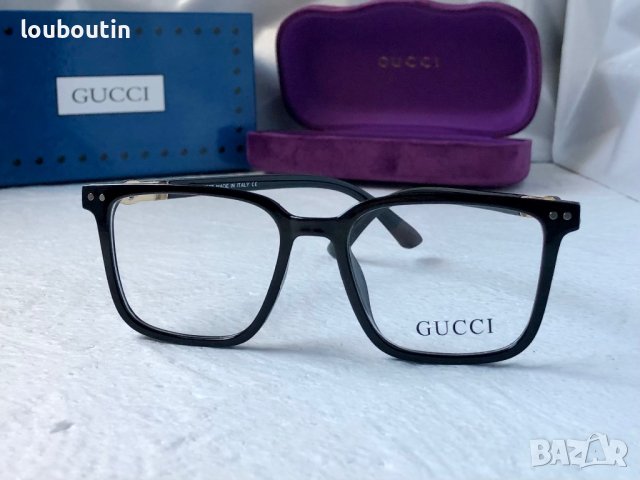 Gucci диоптрични рамки.прозрачни слънчеви,очила за компютър, снимка 5 - Слънчеви и диоптрични очила - 41839769