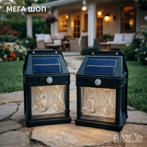 Соларна градинска лампа HW-889C-2 - естествена и енергоспестяваща светлина, снимка 3 - Друга електроника - 53856132