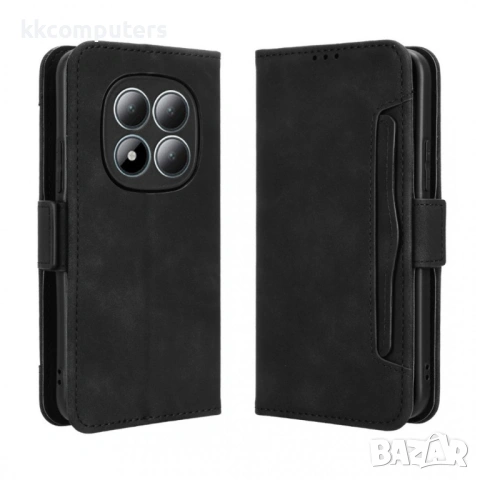 Кожен Калъф Портфейл за Xiaomi Redmi Note 15 Pro 5G - Свалящ се държач, Двоен магнит, 5 цвята, снимка 3 - Калъфи, кейсове - 53779966