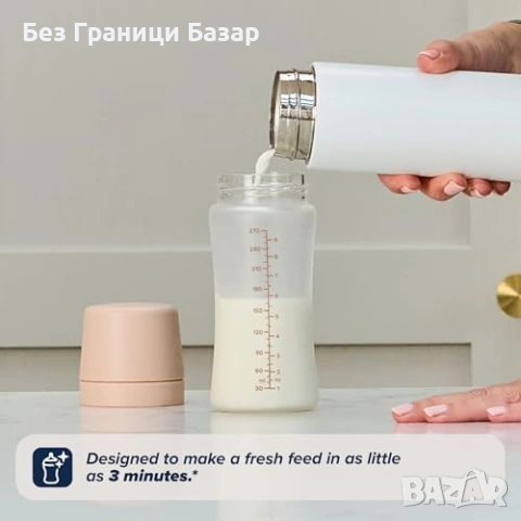 Ново Стъклено бебешко шише Nuby anti-colic 9oz 270 мл силиконово за бебе, снимка 7 - Прибори, съдове, шишета и биберони - 53835910