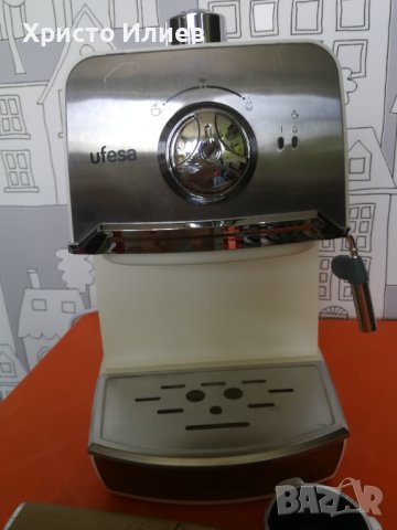 Кафемашина Ufesa Кафе машина с ръкохватка ретро винтидж дизайн, снимка 7 - Кафемашини - 42621959