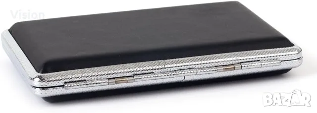 Кожена Табакера за Цигари 80мм 100мм и Slim. Табакери за Цигари Черна Кожа. Подарък за Пушачи, снимка 6 - Табакери - 55838699
