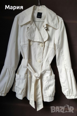 Бял тренчкот Vero Moda, снимка 1