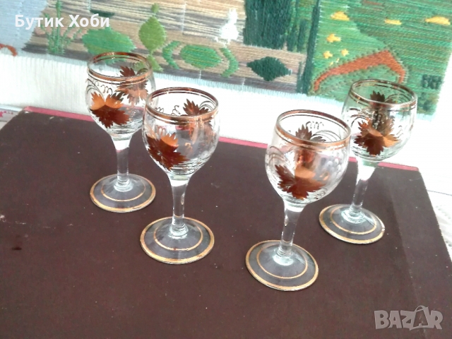 Антикварни чаши за ликьор, снимка 5 - Антикварни и старинни предмети - 36076163