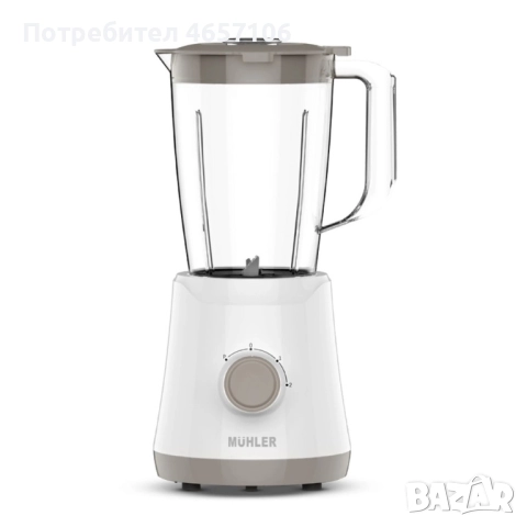 Блендер Muhler MB-355, 500W, 1.5 л, пластмасова кана, снимка 2 - Блендери - 52494354