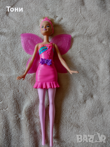  Кукла barbie с крила, снимка 2 - Кукли - 36200821