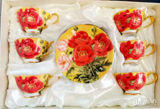 Чаши за кафе костен порцелан - комплекти, снимка 6 - Подаръци за юбилей - 26031003