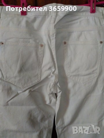 Бели дънки Wrap,London, размер 12, снимка 6 - Дънки - 41242022